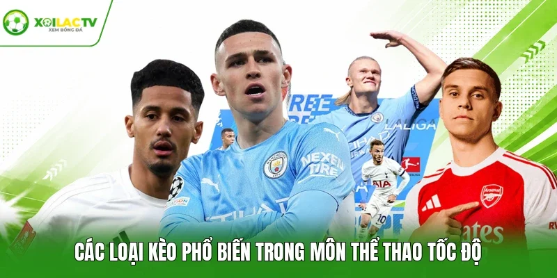 Các loại kèo phổ biến trong môn thể thao tốc độ