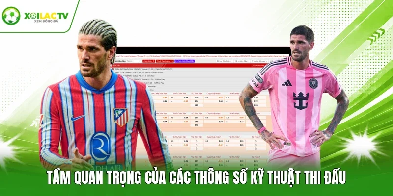 Tầm quan trọng của các thông số kỹ thuật thi đấu
