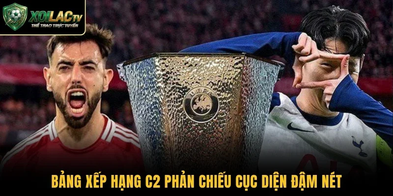 Bảng xếp hạng C2 phản chiếu cục diện đậm nét